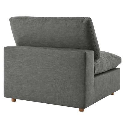 Commix 3 Piece Down Filled Overstuffed Sectional Sofa Set by Furniture for America