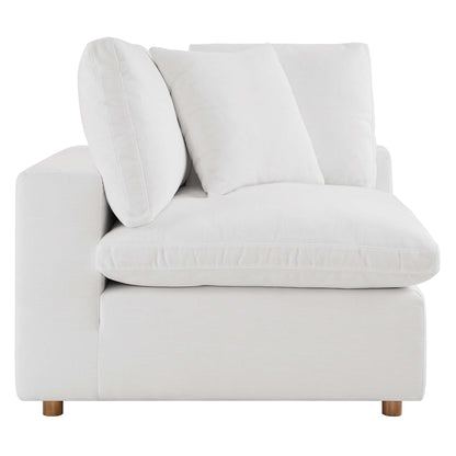 Commix 3 Piece Down Filled Overstuffed Sectional Sofa Set by Furniture for America