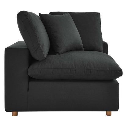 Commix 6-Piece Down Filled Overstuffed Sectional Sofa by Furniture for America