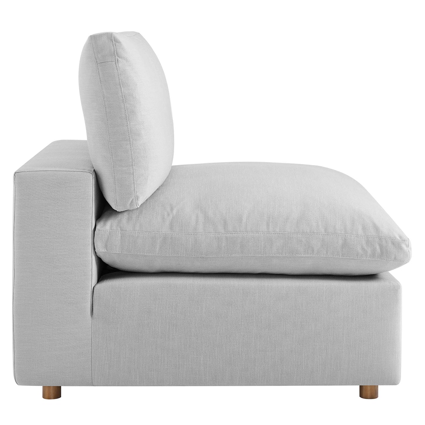 Commix 6-Piece Down Filled Overstuffed Sectional Sofa by Furniture for America