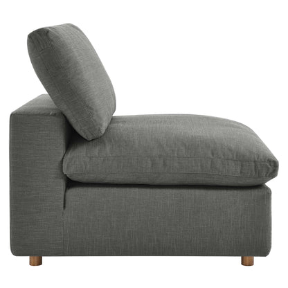Commix 8-Piece Down Filled Overstuffed Sectional Sofa by Furniture for America