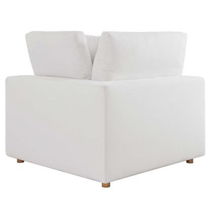 Commix 8-Piece Down Filled Overstuffed Sectional Sofa by Furniture for America
