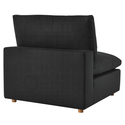 Commix 7-Piece Down Filled Overstuffed Sectional Sofa by Furniture for America