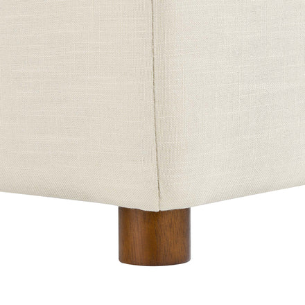 Commix 7-Piece Down Filled Overstuffed Sectional Sofa in Light Beige