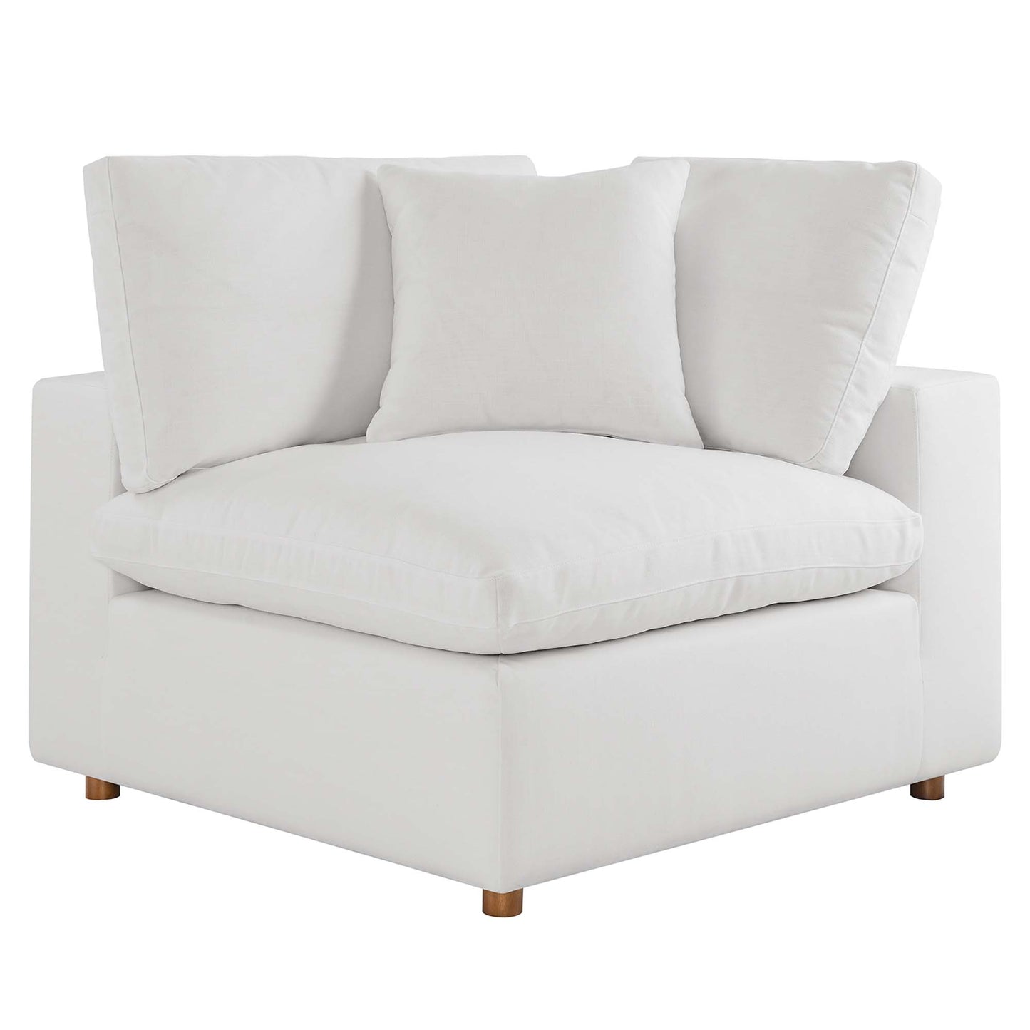 Commix 7-Piece Down Filled Overstuffed Sectional Sofa by Furniture for America