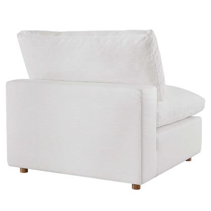 Commix 7-Piece Down Filled Overstuffed Sectional Sofa by Furniture for America