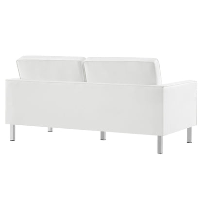 Loft 2-Piece Tufted Vegan Leather Furniture Set by Furniture For America