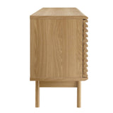 Vera 71" Media Console TV Stand in Oak