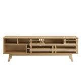 Vera 71" Media Console TV Stand in Oak