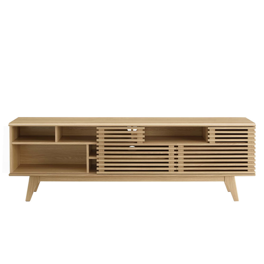 Vera 71" Media Console TV Stand in Oak