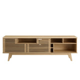 Vera 71" Media Console TV Stand in Oak