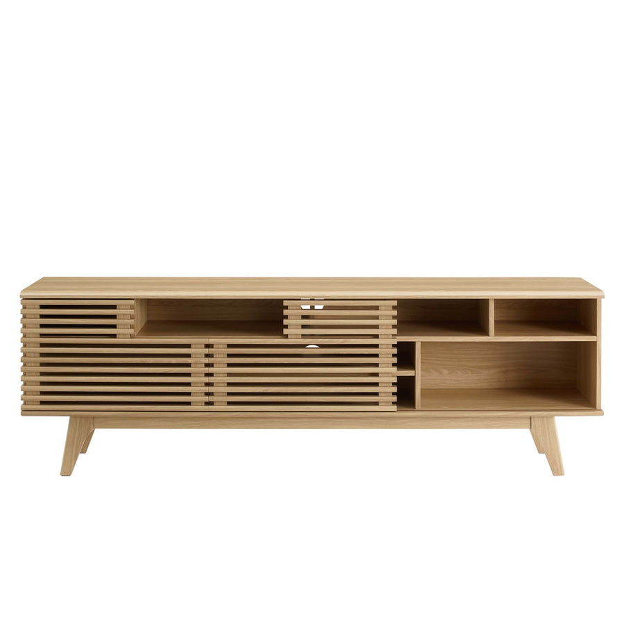 Vera 71" Media Console TV Stand in Oak