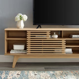 Vera 71" Media Console TV Stand in Oak