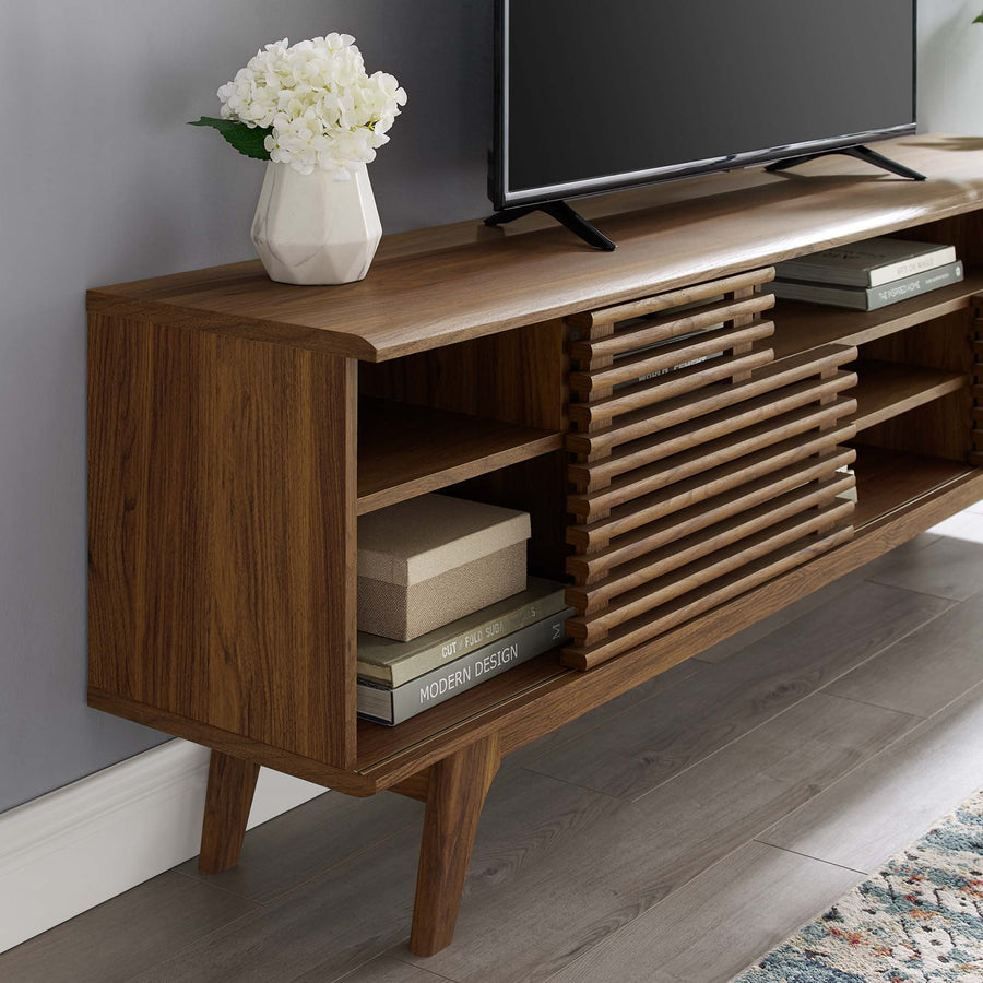Vera 71" Media Console TV Stand in Walnut