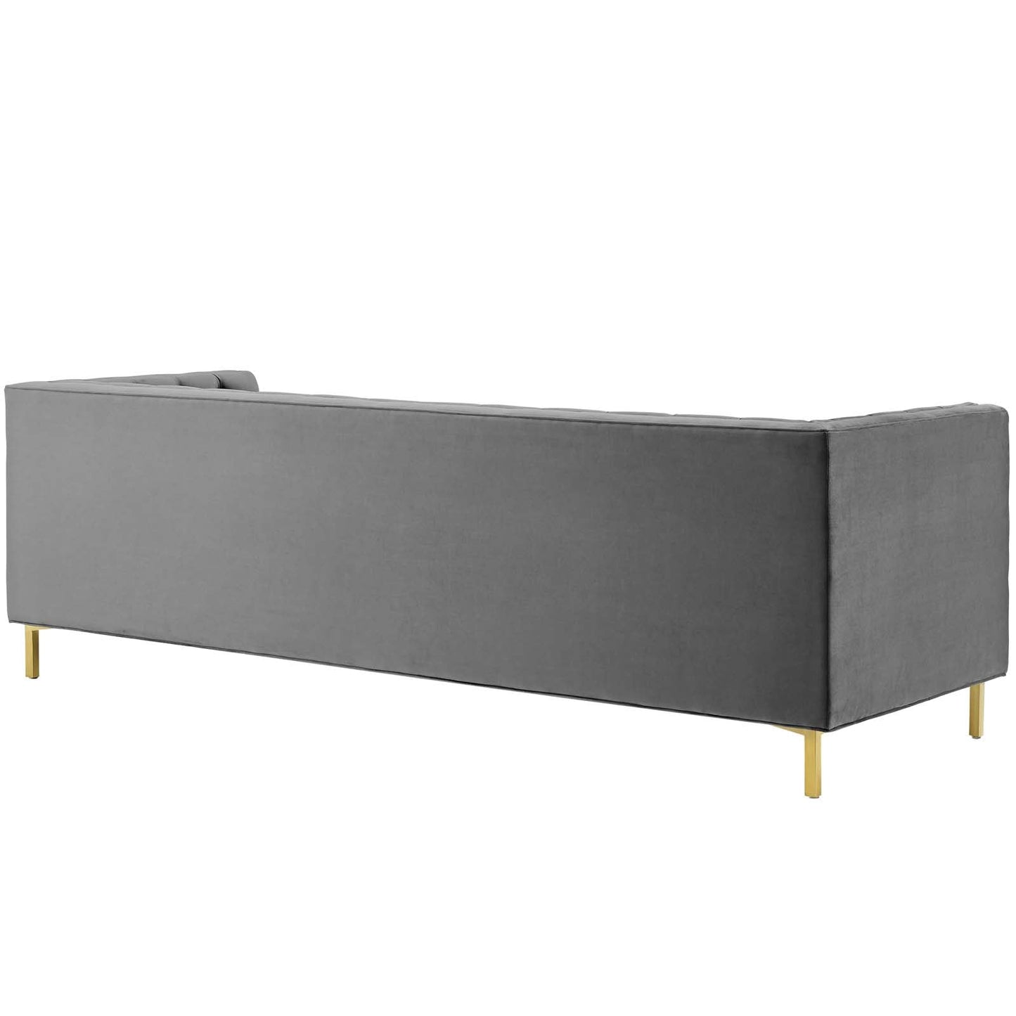 Delight Tufted Button Performance Velvet Sofa by Furniture for America
