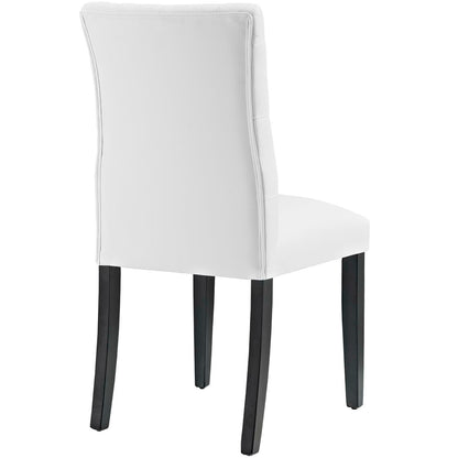 Duchess Vinyl Dining Chair Set of 2 by Furniture For America