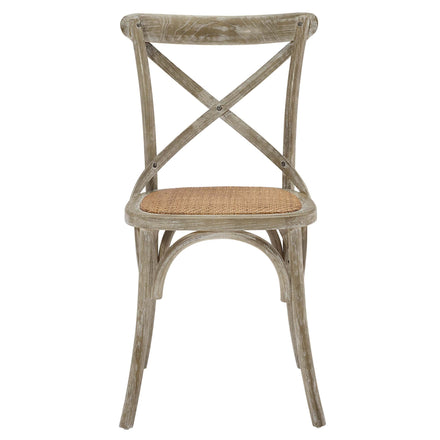 Gear Dining Side Chair Set of 2 in Gray