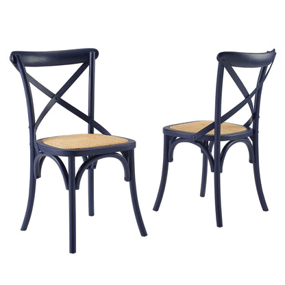 Gear Dining Side Chair Set of 2 by Furniture For America
