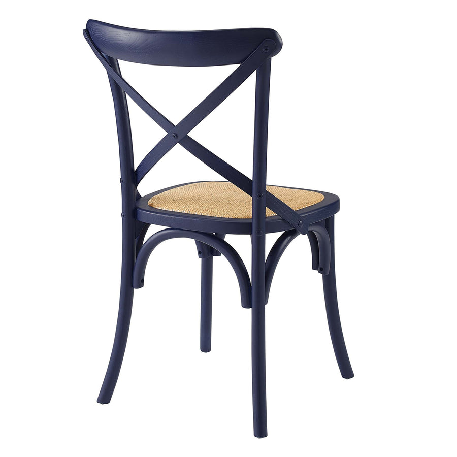 Juniper Dining Side Chair Set of 2 in Midnight Blue