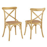 Juniper Dining Side Chair Set of 2 in Natural