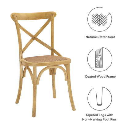 Gear Dining Side Chair Set of 2 by Furniture For America