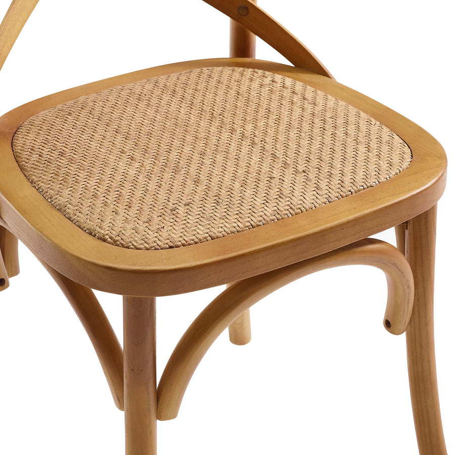 Juniper Dining Side Chair Set of 4 in Walnut