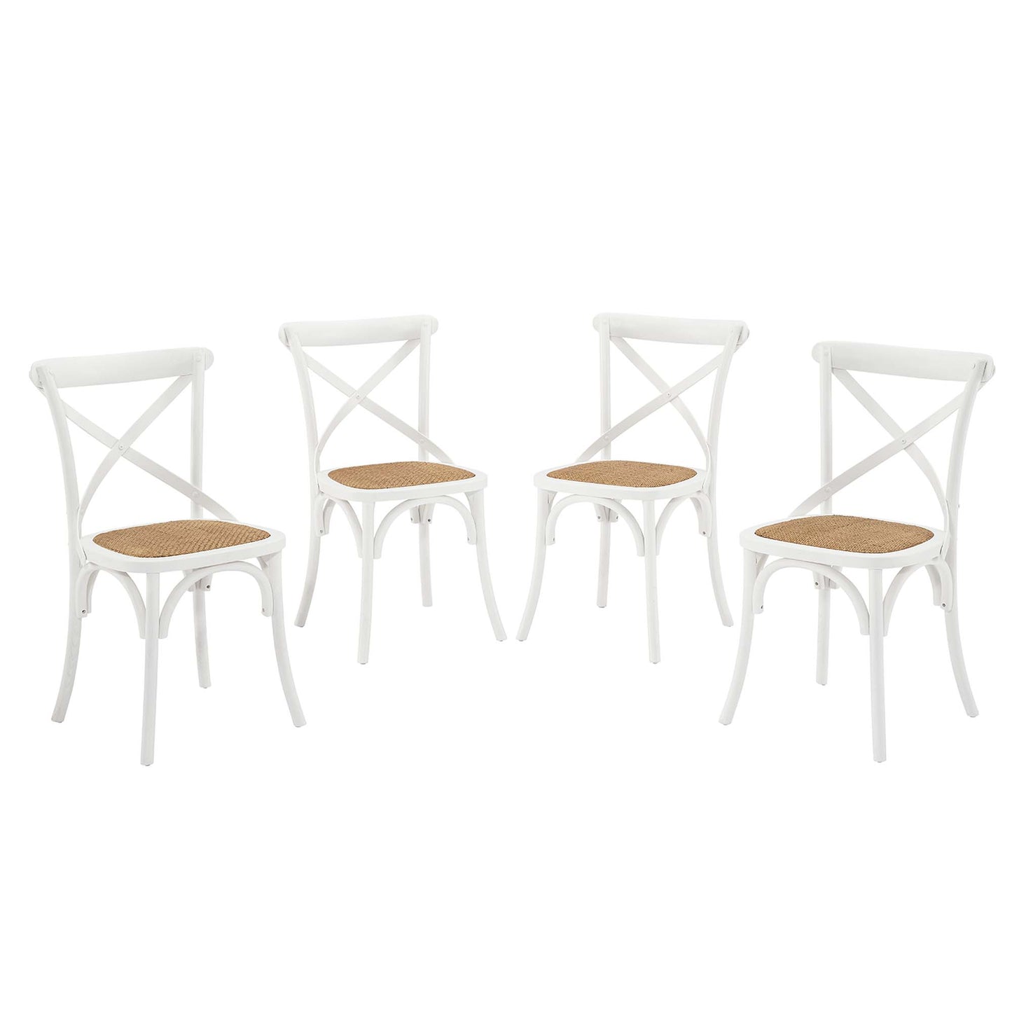 Gear Dining Side Chair Set of 4 by Furniture For America