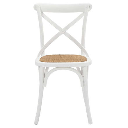 Gear Dining Side Chair Set of 4 in White
