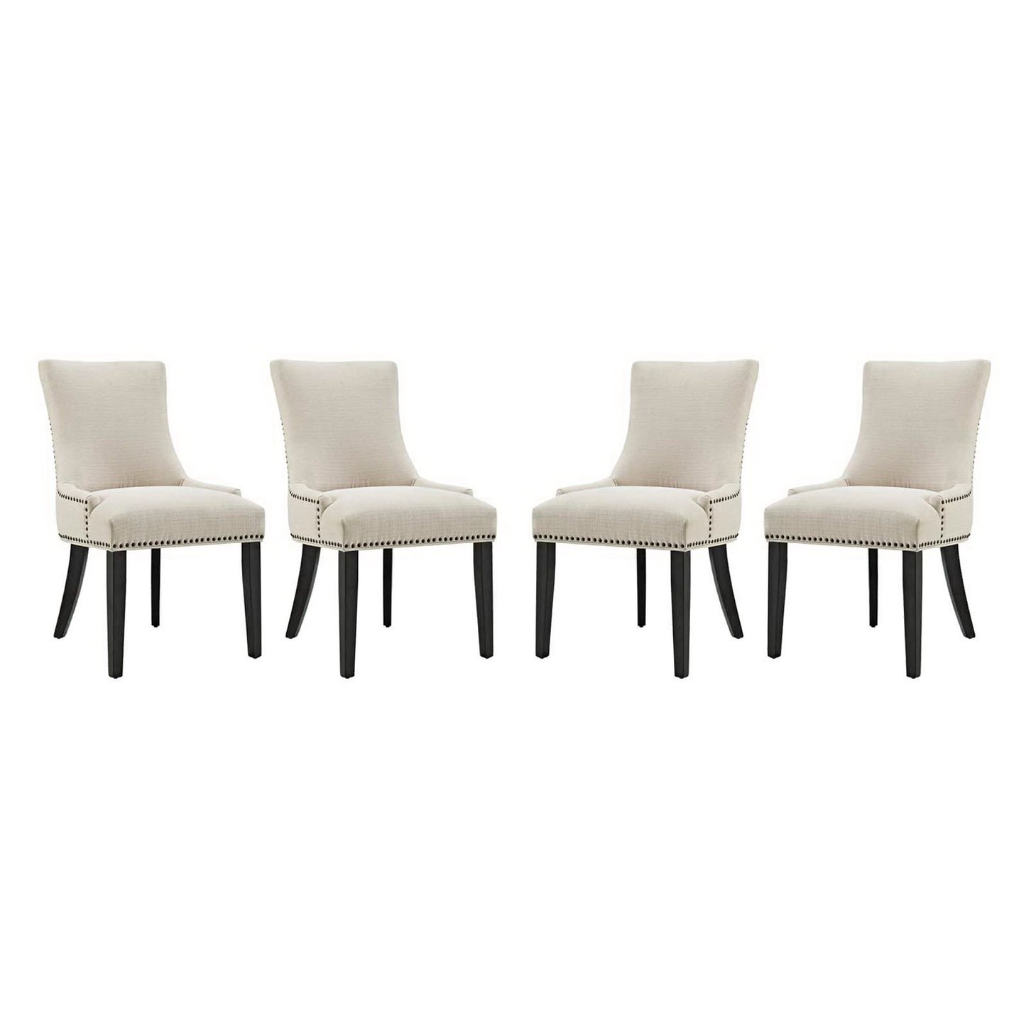 Marquis Fabric Dining Chair Set of 4 by Furniture For America