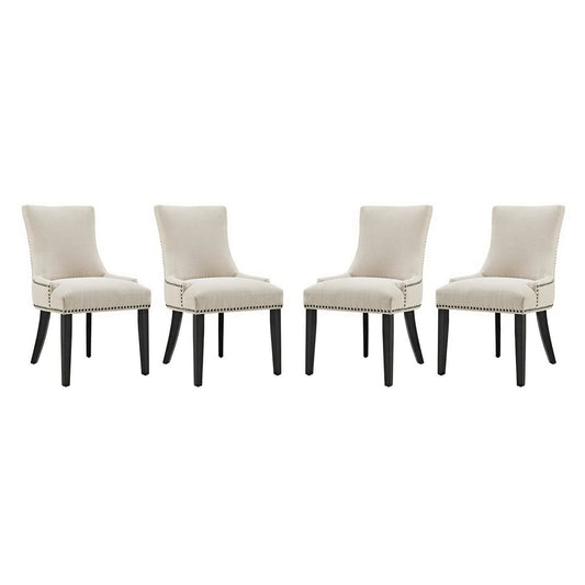 Marquis Fabric Dining Chair Set of 4 by Furniture For America