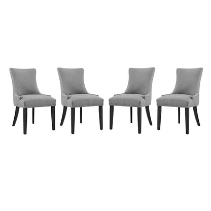 Marquis Fabric Dining Chair Set of 4 by Furniture For America