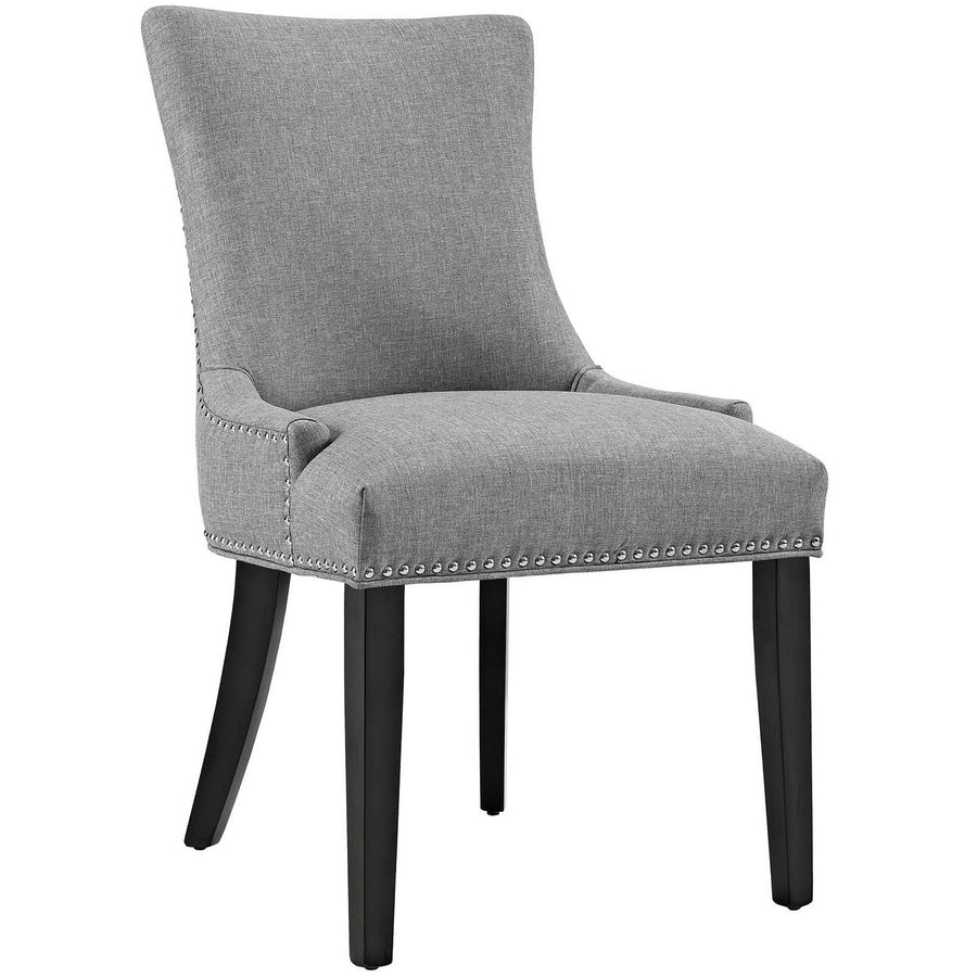 Vista Fabric Dining Chair Set of 4 in Light Gray