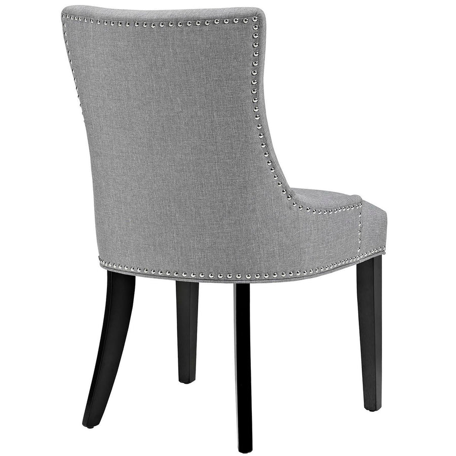 Vista Fabric Dining Chair Set of 4 in Light Gray