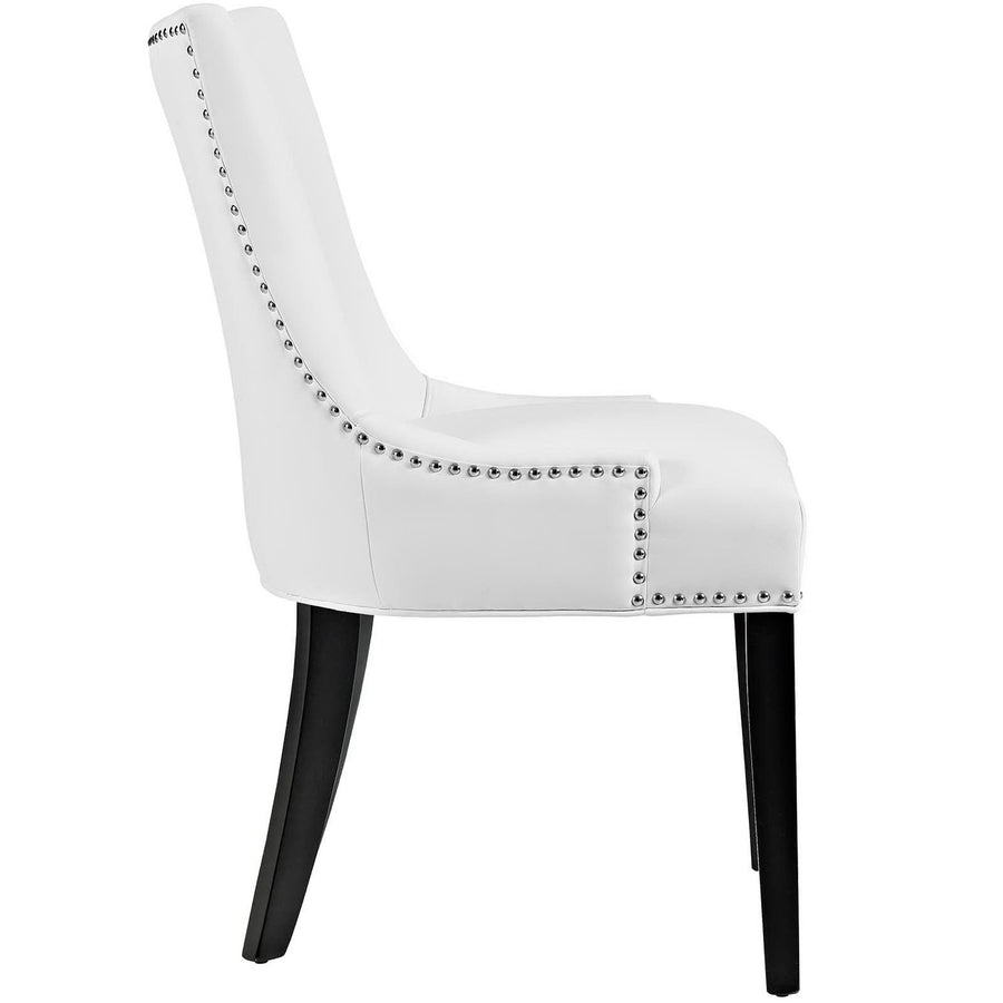 Vista Faux Leather Dining Chair Set of 4 in White