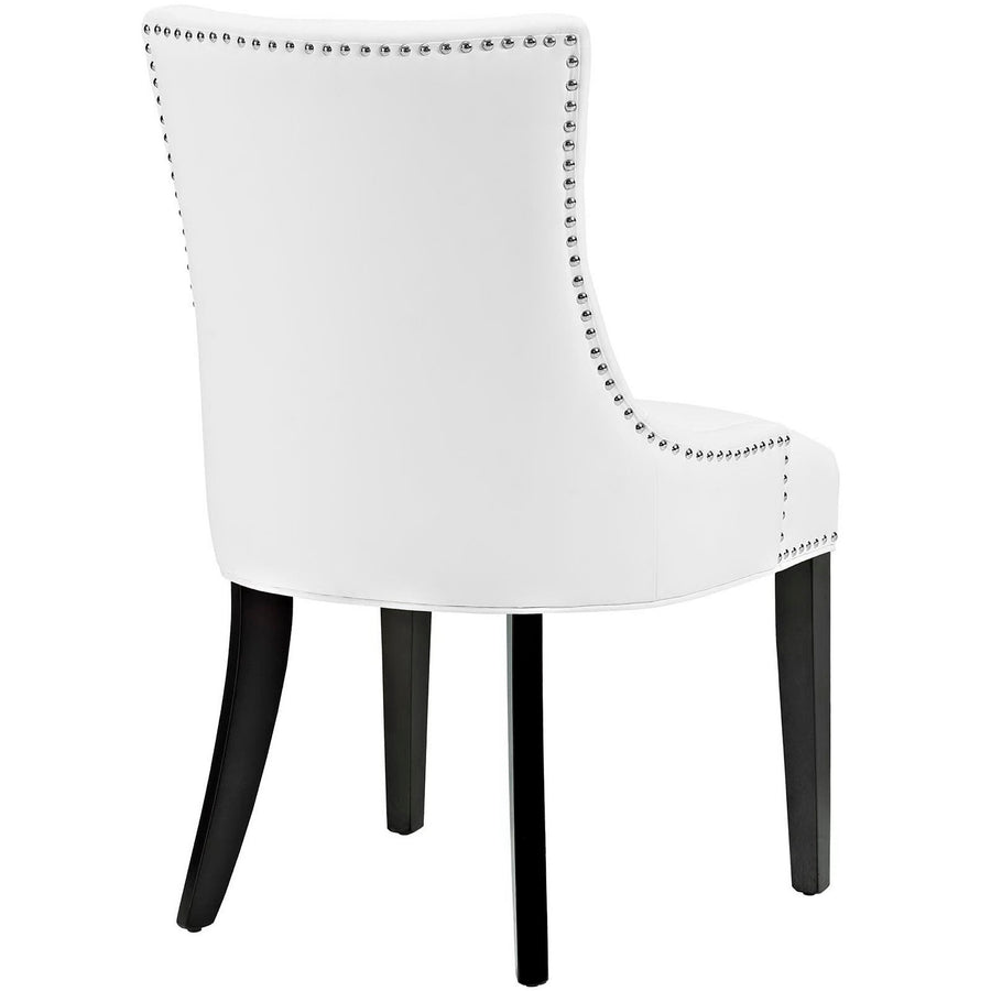 Vista Faux Leather Dining Chair Set of 4 in White