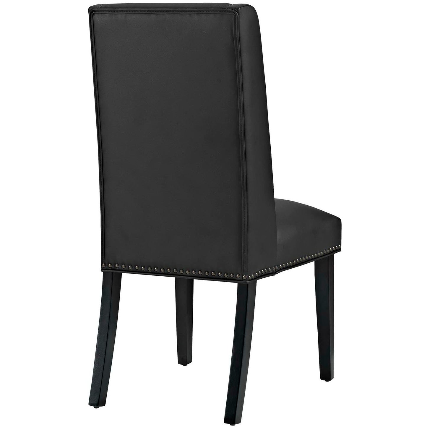 Baron Vinyl Dining Chair Set of 4 by Furniture For America