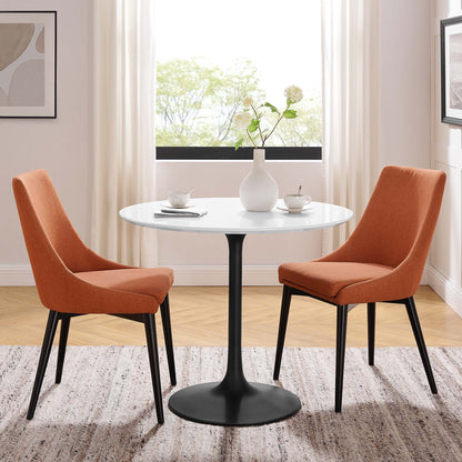 Lippa 36" Round Wood Dining Table by Furniture For America