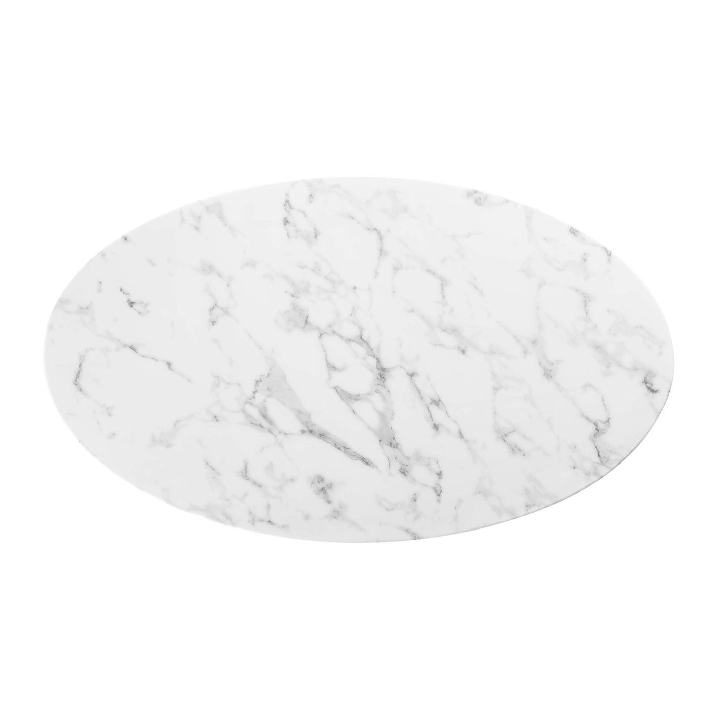 Lippa 48" Oval Faux Marble Dining Table by Furniture For America