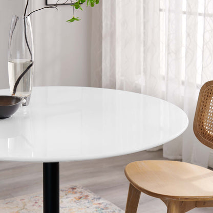 Lippa 40" Round Wood Dining Table by Furniture For America