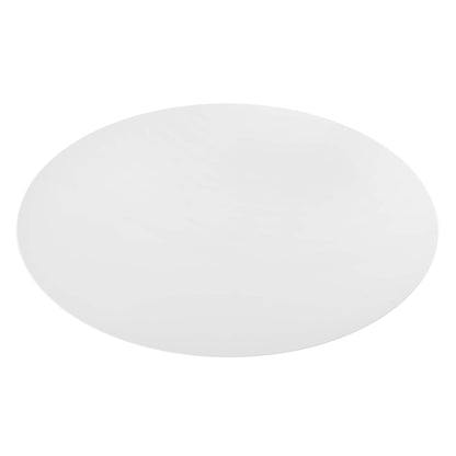 Lippa 78" Oval Wood Dining Table by Furniture For America