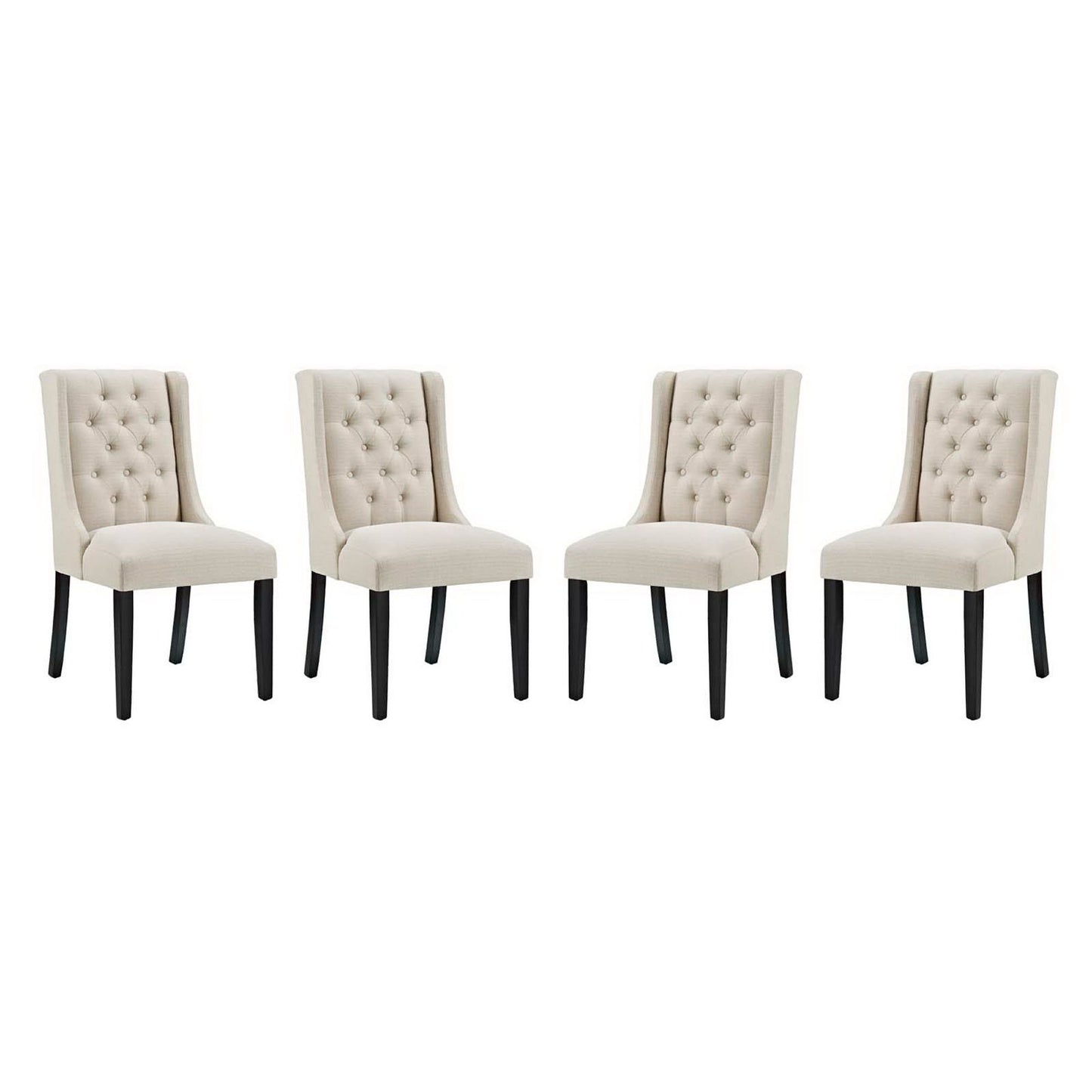 Baronet Fabric Dining Chair Set of 4 by Furniture For America