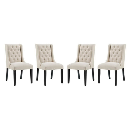 Baronet Fabric Dining Chair Set of 4 by Furniture For America