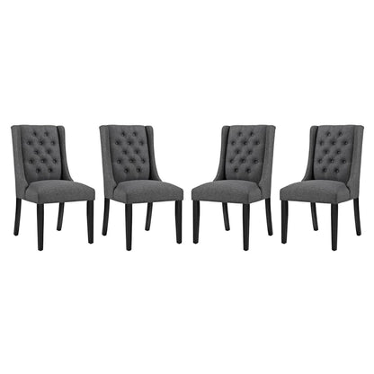Baronet Fabric Dining Chair Set of 4 by Furniture For America