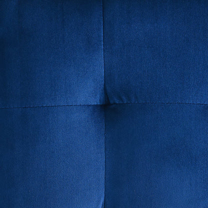 Contour Tufted Cube Performance Velvet Ottoman by Furniture For America