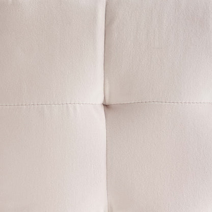 Contour Tufted Cube Performance Velvet Ottoman by Furniture For America