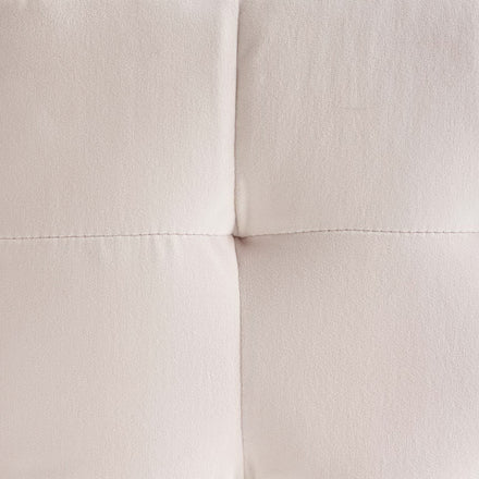 Contour Tufted Cube Performance Velvet Ottoman in Pink