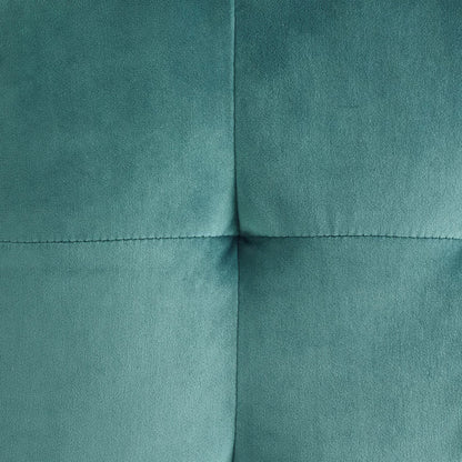 Contour Tufted Cube Performance Velvet Ottoman by Furniture For America