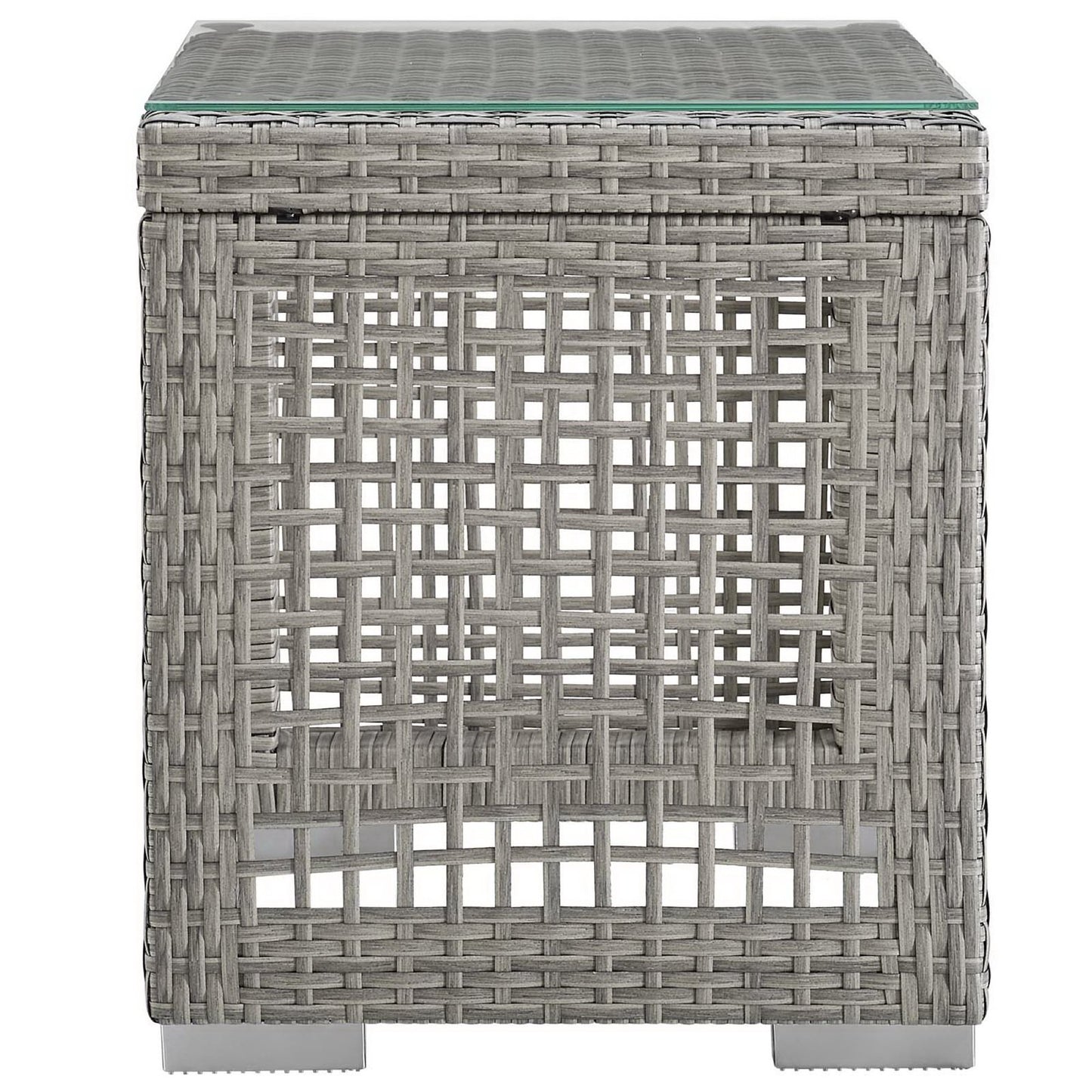 Aura 3 Piece Outdoor Patio Wicker Rattan Set by Furniture For America