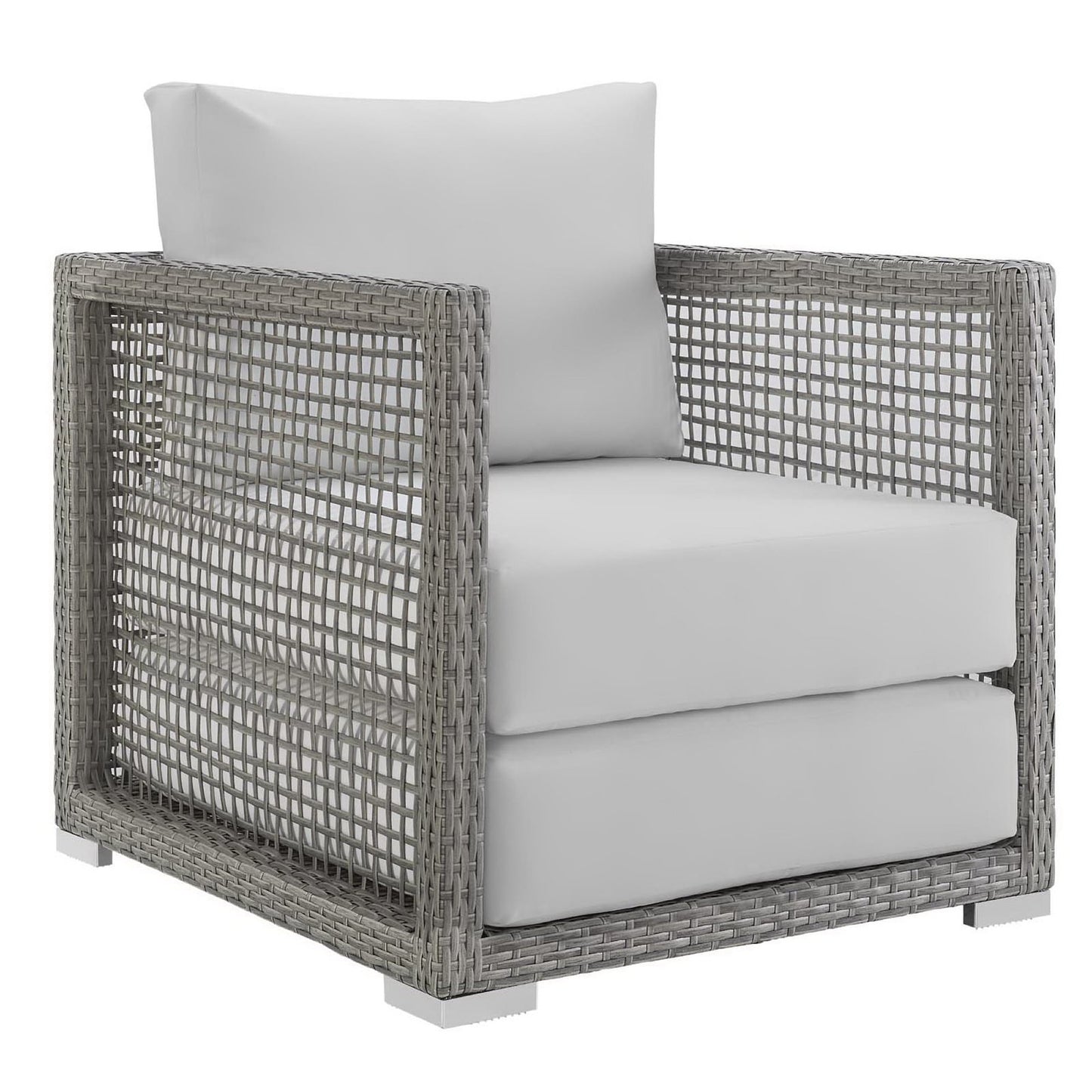 Aura 3 Piece Outdoor Patio Wicker Rattan Set by Furniture For America