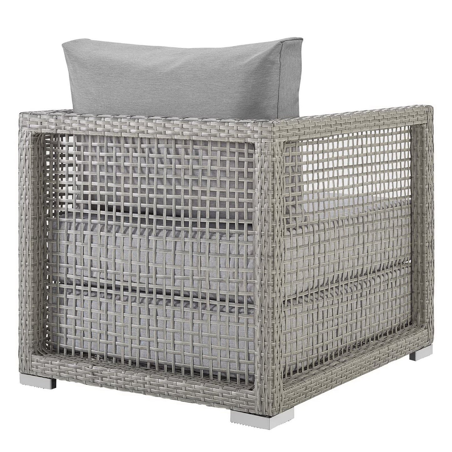 Aura 3 Piece Outdoor Patio Wicker Rattan Set by Furniture For America